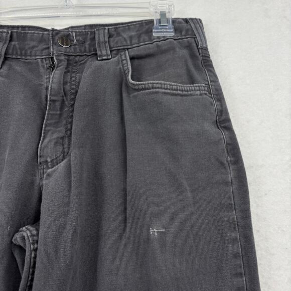 Carhartt Jeans Mens Size 30 Gray Rugged Flex Canvas 5 Pocket Work Pant Relaxed - Picture 5 of 13